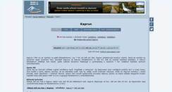 Desktop Screenshot of kaprun.alpske.cz